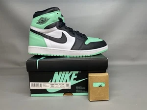 Size 10 - Air Jordan 1 Retro OG High Green Glow - Picture 1 of 5