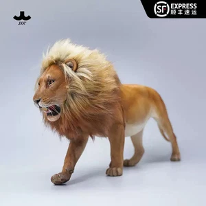 STOCK JXK 1:6 Il Leone Simulazione Resina Modello Statua Animali Selvatici Modellino - Foto 1 di 14