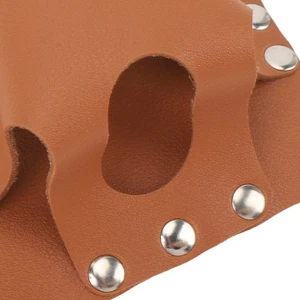 Tape Measure Holder PU Leather Large Capacity Button Closure Tape Measure P Fit - Picture 1 of 12