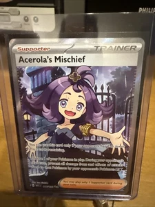 Acerola’s Mischief Pokemon 165/132 Mega evolution English - Picture 1 of 3