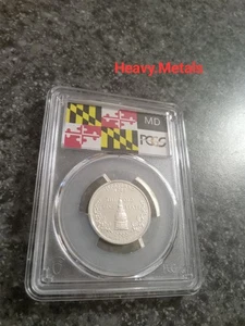 2000-S MARYLAND Silver Proof Quarter PR70 PCGS FLAG LABEL NICE LOW PRICE!! - Picture 1 of 6