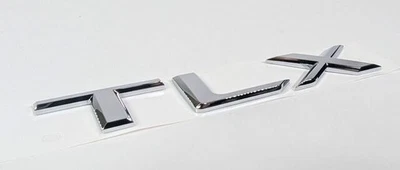 Placa de identificación original Acura emblema (TLX) (cromo) 75722-TGV-A01 Foto 1 de 3