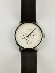 Ted Baker Men's 10023493 Smart Casual Multifunction Stainless Brown Strap Watch - Picture 1 of 12