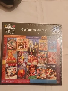 White Mountain 1000 Piece Puzzle CHRISTMAS BOOKS - Picture 1 of 2