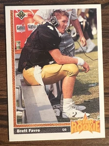 1991 Upper Deck #13 Brett Favre Rookie Card - Picture 1 of 11