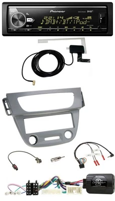 Pioneer Bluetooth DAB USB Lenkrad Autoradio für Renault Megane 3 2012-2014 grau - Bild 1 von 4