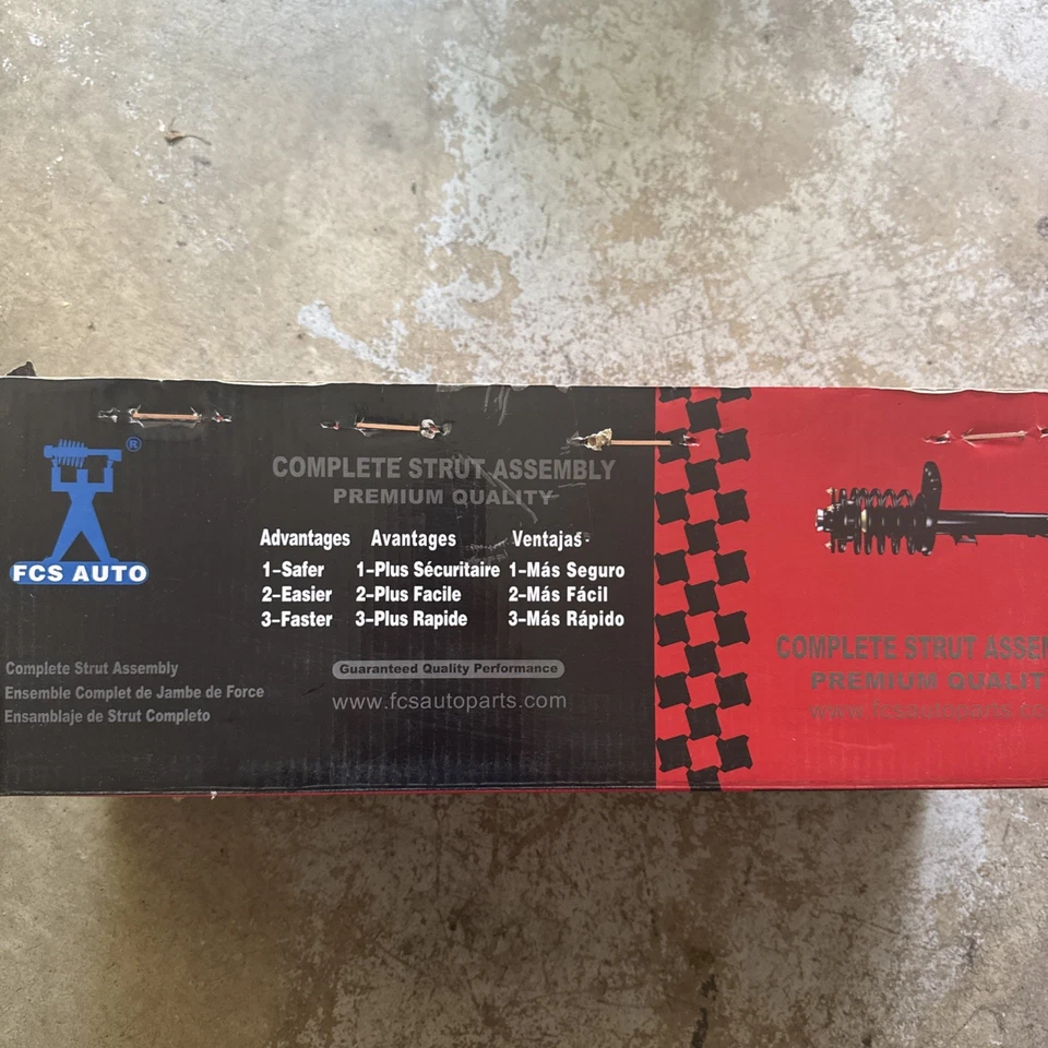 Conjunto de puntal de suspensión y resorte helicoidal FCS 1333529R para Ford Fusion 13-20 Foto 1 de 4