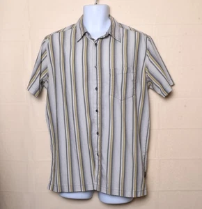 KÜHL gestreiftes kurzärmliges Freizeithemd mit Knopfleiste für Herren Größe M - Bild 1 von 5