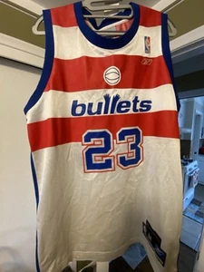 Vintage Nike Authentic Mens Washington Bullets Michael Jordan Jersey - Picture 1 of 4