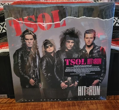 T.S.O.L. – Hit And Run - OG 1987 Enigma ST-73263 Vinyl SEALED w/Hype Sticker! - Image 1 of 4