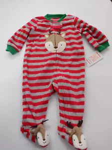 BABYGRÖSSE 3 MONATE CARTER'S JUST ONE YOU RENTIER FLEECE SCHLAFANZUG NEU #22371 - Bild 1 von 2