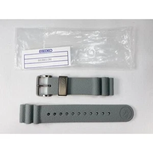 SEIKO R03D011N0 Prospex Watch Genuine Rubber Band 20mm Gray New - Picture 1 of 7