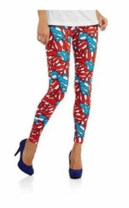 MUJER SUPERMAN HALLOWEEN MODA LEGGINGS SUPERGIRL DC COMICS DISFRAZ XS/S - Imagen 1 de 2