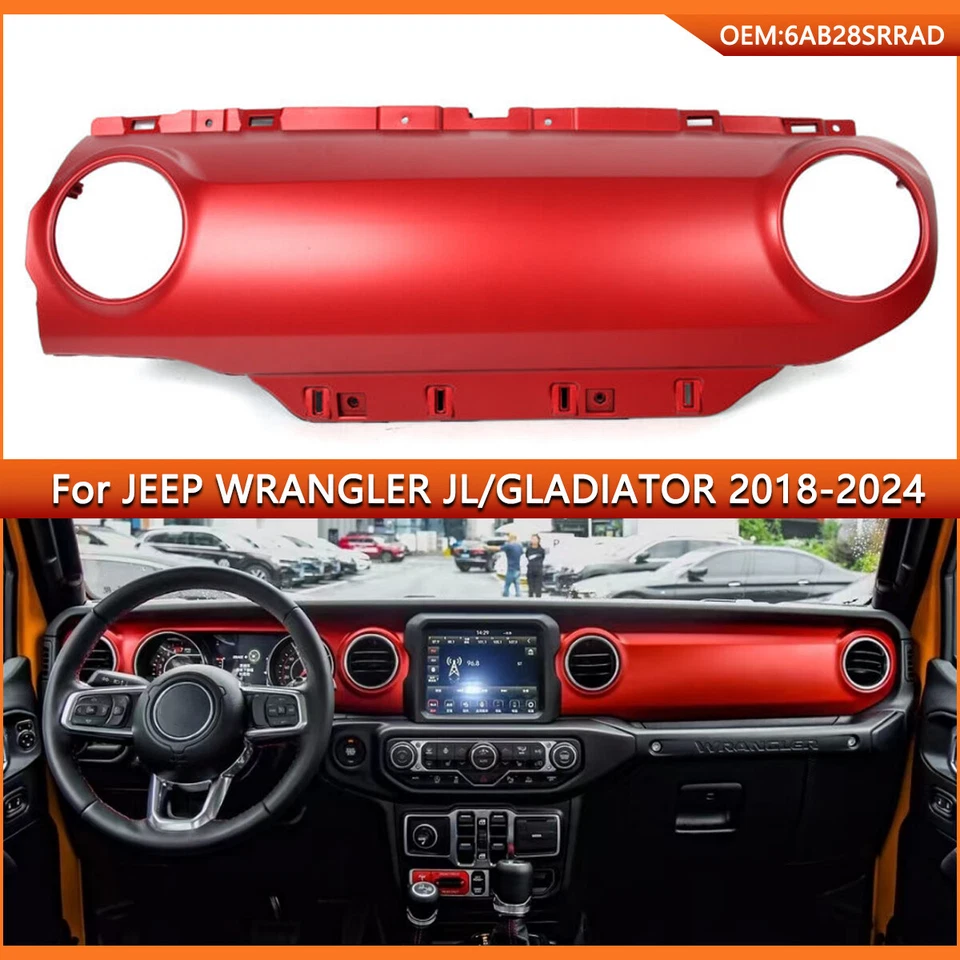 FOR 2018-2024 JEEP WRANGLER JL GLADIATOR PASSENGER DOOR DASH COVER PANEL MOPAR - Изображение 1 из 4