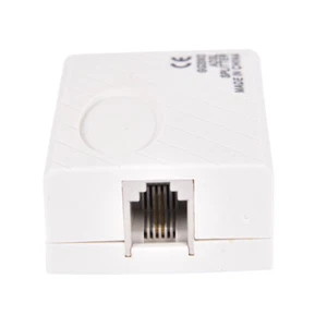 RJ11 Cable Line ADSL Fax Modem Phone Network Jack Micro Filter Splitter Ada N.$j - Photo 1/6