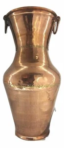 Portaombrelli anfora in rame  con manici arredamento casa sala salotto taverna  - Picture 1 of 3