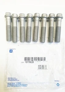 (8) GM 15719028 Front Wheel Hub Bolts 99-15 Silverado Tahoe Suburban Made in USA - Picture 1 of 1