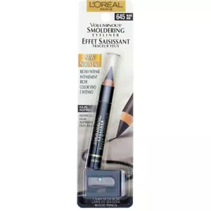 6 Pack L'Oreal Paris Voluminous Smoldering Eyeliner, Black 645, 0.087 oz - Picture 1 of 2