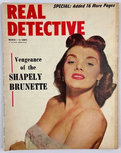Real Detective Magazine, March 1952, Vintage True Crime Stories, Pulp - Picture 1 of 5