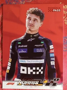 Lando Norris 2024 Topps Formula 1 Paddock Pass RED Parallel #7 Mclaren f1 Team - Picture 1 of 1