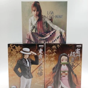 LISA LEO-NiNE CD & DVD Theme song for Demon Slayer with 2 Figures Nezuko Muzan - Imagen 1 de 16