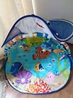 Disney Baby Mr. Ray Ocean Lights Activity Gym and Play Mat Excellent Condition 