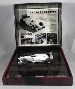 HONDA MUGEN RA099 Jos Verstappen PROTOTYPE F1 1999 GIFT BOX MINICHAMPS 1:43 - Imagen 1 de 6
