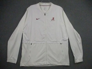 Nike Alabama Team Jacket XL Adult Windbreaker Rain Resistant White - Picture 1 of 12