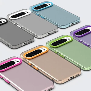 Funda rígida híbrida mate a prueba de golpes para teléfono Google Pixel 9 Pro XL 8 Pro 8A - Imagen 1 de 23