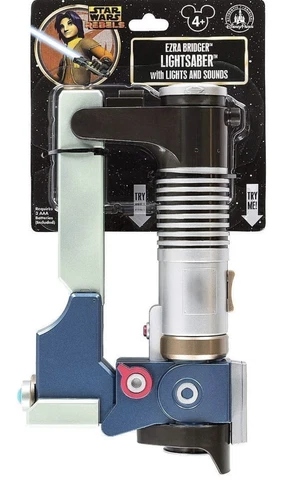 Disney Parks Star Wars Galaxy's Edge Ezra Bridger Rebels Lightsaber Blaster Cover