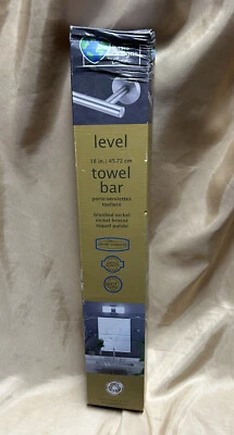 Toallero Gatco Level 18" en níquel cepillado, baño Foto 1 de 4