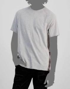 $25 INC International Concepts Men's Gray Regular-Fit Raw-Edge T-Shirt Size XXL - Picture 1 of 1