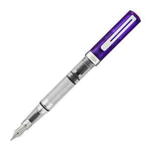 TWSBI Eco Füllfederhalter in transparent lila Sonderedition - extra feine Spitze - Bild 1 von 2