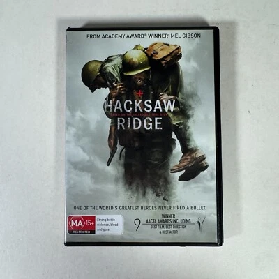 Hacksaw Ridge DVD 2016 Movie Andrew Garfield Brand New & Sealed Region 4 PAL - image 1 of 4