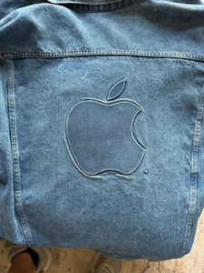 Very Rare Apple Macintosh Denim Jacket with Logo - Picture 1 of 6