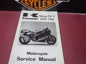 Kawasaki ZXR750 NINJA ZX-7 Repair and Tune-up SERVICE MANUAL - Picture 1 of 16
