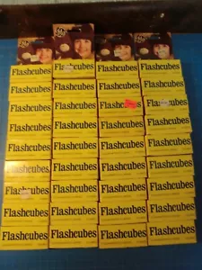 36 boxes Vtg GE Flashcubes NOS 3 cubes per box X 4 flashes each = 12 flashes - Picture 1 of 7