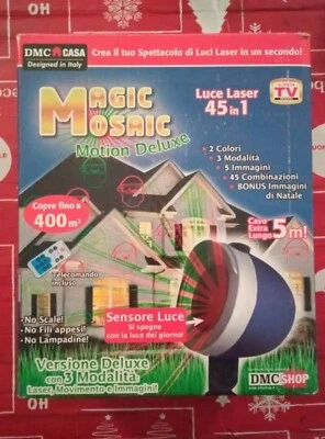 FARETTO LUCI DI NATALE PROIETTORE LASER PER ESTERNO CON SENSORE CREPUSCOLARE