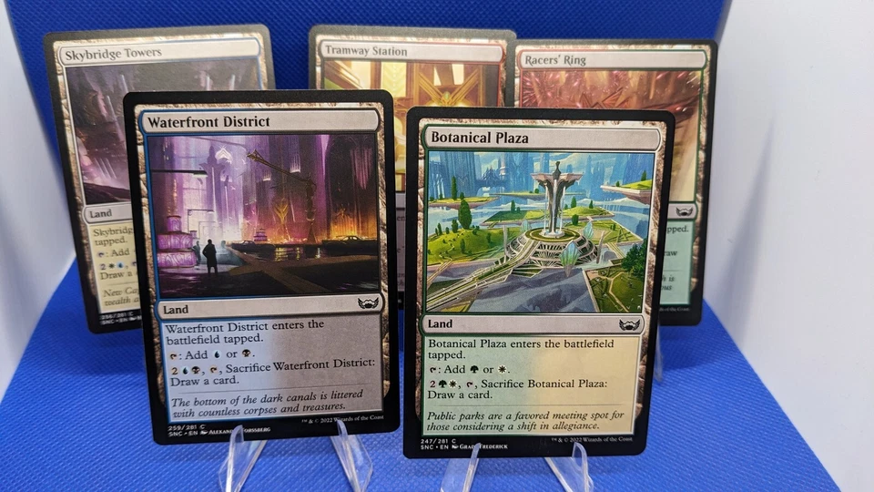 Magic Dual Land  Card Draw Land cycle Streets of New Capenna *NM*  MTG - Image 1 of 1