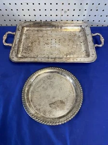 Leonard versilbertes Tablett und Schüssel Set VINTAGE !!!!! - Bild 1 von 18