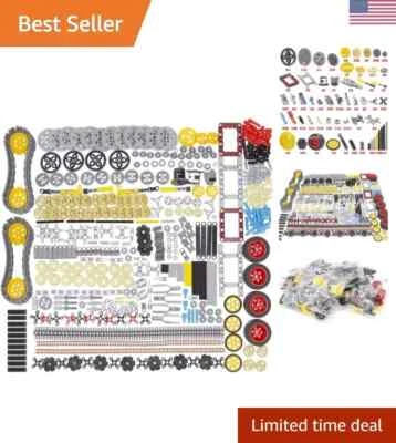 852pcs Technic-Parts Gears-Axle-Pin-Connector Compatible with Lego-Technic, S... - Image 1 of 4