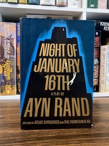 Night of January 16th : A Play by Ayn Rand (1st edition HC) - Picture 1 of 8