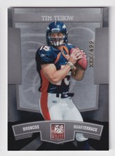 Tim Tebow 2010 Donruss Elite Card #19 National Convention Promo XXX/499