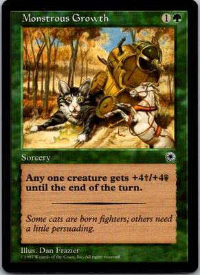 Monstrous Growth (Flavor Text) C Portal  NM - Image 1 of 2