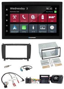 Blaupunkt DAB Bluetooth USB Lenkrad 2DIN Autoradio für Mercedes CLK A209 C209 20 - Bild 1 von 13