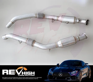 Downpipe for Mercedes ML GL GLE GLS 320/400/450/43 Catted - Picture 1 of 6