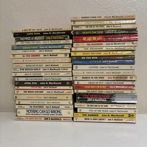 Lot Of 41 John D. Macdonald Mass Market PB Books: Cancel All Our Vows, Please We - Picture 1 of 12