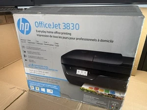HP Officejet 3830 All-in-One Wireless Inkjet Printer - NO INK : NEW Open Box - Picture 1 of 9