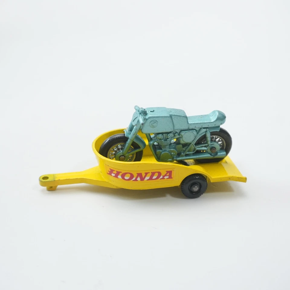 Matchbox Superfast No 38 Honda Motorcycle And Trailer Model Excellent - Image 1 of 4