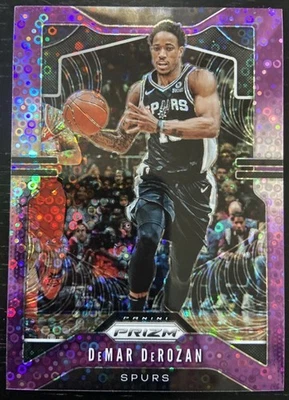 2019-20 Panini Prizm - DeMar DeRozan #134 Fast Break Purple Prizm /75 - Image 1 of 2